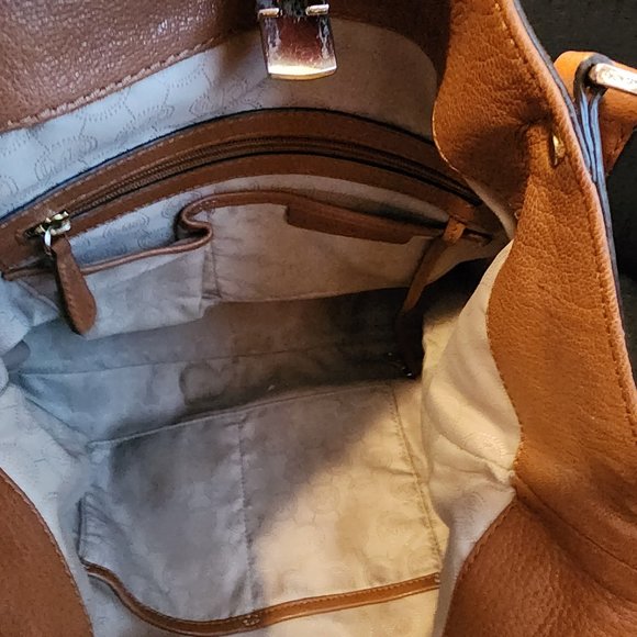 Michael Kors Brown Leather Shoulder Bag - Picture 10 of 12